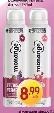 Supermercados Guanabara Desodorante Monange Aerossol 150ml oferta