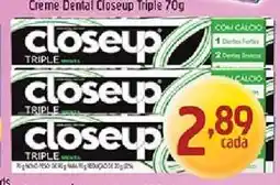 Supermercados Guanabara Creme Dental Closeup Triple 70g oferta