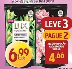 Supermercados Guanabara Sabonete líquido Lux refil 200ml oferta