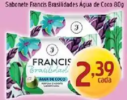 Supermercados Guanabara Sabonete Francis Brasilidades Água de Coco 80g oferta