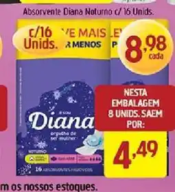 Supermercados Guanabara Absorvente Diana Noturno C/ 16 Unids oferta