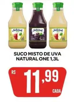 Atacadão Dia a Dia Suco misto de uva natural one oferta