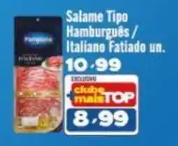 Rede Top Salame tipo hamburguês / italiano fatiado un. oferta