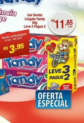 Fort Atacadista Gel dental colgate tandy 50g lv3 pg2 oferta