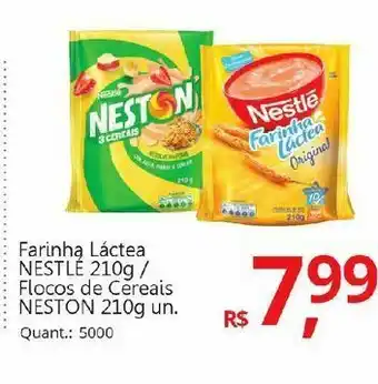 Supermercados Koch Farinha láctea nestlé 210g / flocos de cereais neston 210g un. oferta
