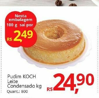 Supermercados Koch Pudim koch leite condensado kg oferta