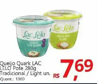 Queijo quark lac lelo pote 280g