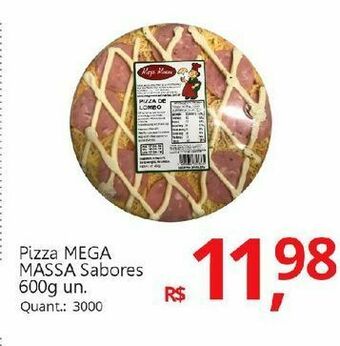 Pizza mega massa sabores