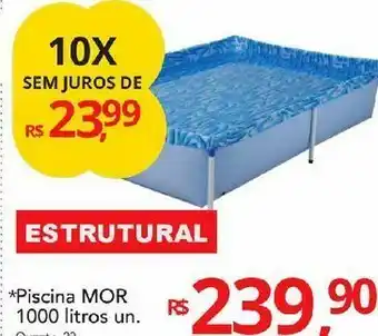 Supermercados Koch Piscina mor 1000 litros un. oferta