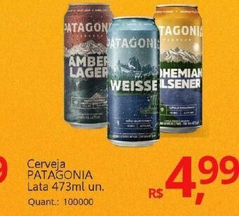Cerveja patagonia lata 473ml un.