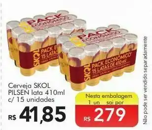 Komprao Atacadista Cerveja skol pilsen 410 ml oferta