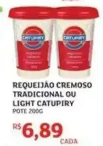 Assaí Atacadista Requeijão Cremoso Tradicional ou Light Catupiry oferta