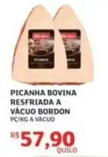 Assaí Atacadista Picanha Bovina Resfriada a Vácuo Bordon oferta