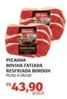 Assaí Atacadista Picanha Bovina Fatiada Resfriada Bordon oferta