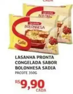 Assaí Atacadista LASANHA PRONTA CONGELADA SABOR BOLONHESA SADIA oferta