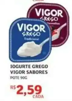 Assaí Atacadista Iogurte Grego Vigor sabores oferta