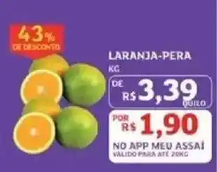 Assaí Atacadista Laranja-Pera oferta