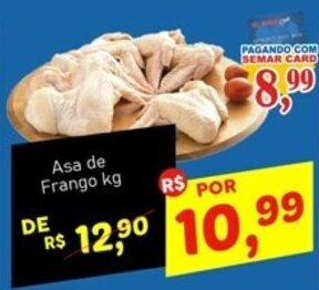 Semar Supermercado Asa de Frango 1kg oferta