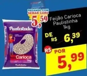 Feijao Carioca Paulistinha 1kg