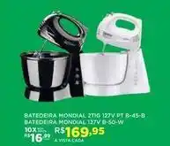 DB Supermercados Mondial - batedeira 2tig 127v pt b-45-b oferta