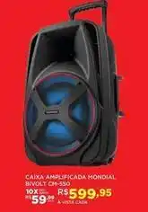 DB Supermercados Mondial - caixa amplificada bivolt cm-550 oferta