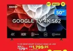 DB Supermercados Smart - tv 50 smart google 50s62 4k uhd oferta