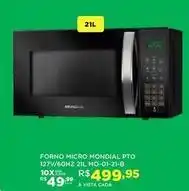 DB Supermercados Mondial - forno micro pto oferta