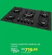 DB Supermercados Mondial - fogao cooktop 5b ctg 03 oferta