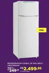 DB Supermercados Consul - refrigerador consol 2p 334l brco crd37ebana oferta
