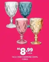 DB Supermercados Diamond - taca 340ml cores oferta