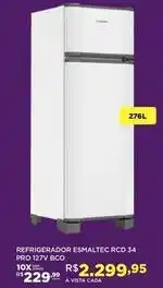 DB Supermercados Esmaltec - refrigerador eco rcd 34 pro 12v bco oferta