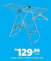 DB Supermercados Home - varal chao le portatil pto oferta