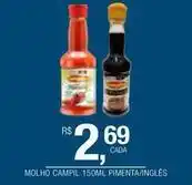 DB Supermercados Molho - molho campil 150ml pimenta/ingles oferta