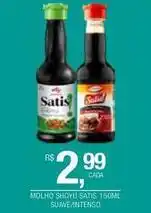 DB Supermercados Shoyu - molho satis 150ml suave/intenso oferta