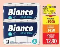 Atacadão Bianco - papel higiênico oferta