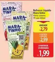 Atacadão Sabores - refresco liquido mara-tinho oferta