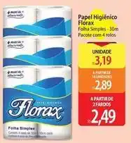 Atacadão Florax - papel higiênico oferta