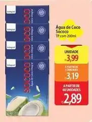 Atacadão Sococo - água de coco oferta