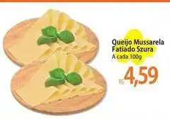 Atacadão Szura - queijo mussarela fatiado oferta