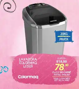 Lojas Cem Lavadora colormaq lcs20 oferta
