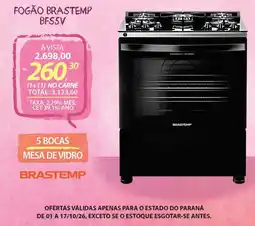 Lojas Cem Fogão brastemp bfs5v oferta