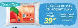 Lojas Cem Travesseiro pele de pêssego luxo oferta