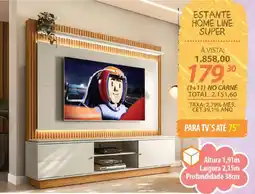 Lojas Cem Estante home line super oferta
