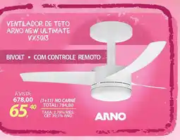 Lojas Cem ventilador de teto arno new ultimate vx5013 oferta