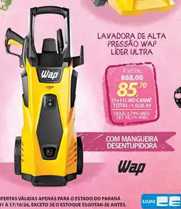 Lojas Cem Lavadora de alta pressão wap líder ultra oferta