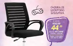 Lojas Cem cadeira de escritório executiva oferta