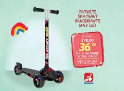 Lojas Cem patinete skatenet bandeirante max led oferta