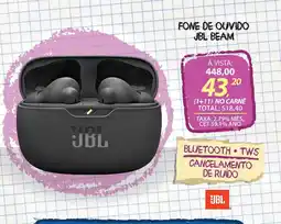 Lojas Cem fone de ouvido jbl beam oferta