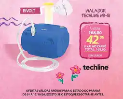 Lojas Cem inalador techline nb-01 oferta