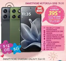 Lojas Cem smartphone motorola edge 70 5g oferta